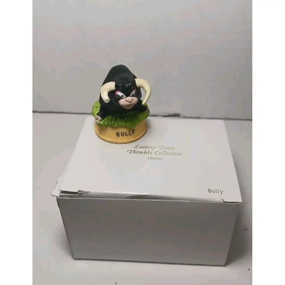 Vintage 1998 LENOX BULLY THIMBLE Looney Tunes NEW in BOX